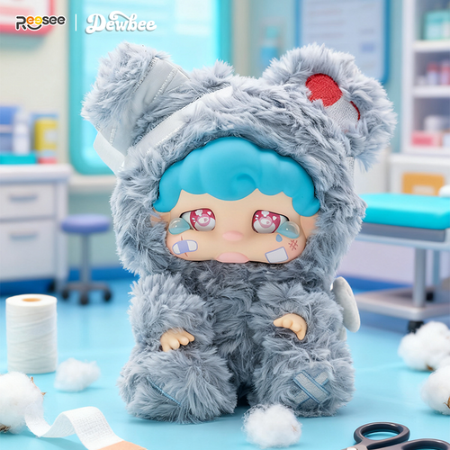 Dewbee Meeting My Younger Self Series: Sitting Plush Figure Blind Box – Cute Vinyl Face & Soft Stuffed Toy