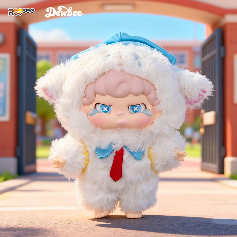 Dewbee Fantasy Stage Plush Doll Blind Box – 3D Silicone Face & Standing Plush Body