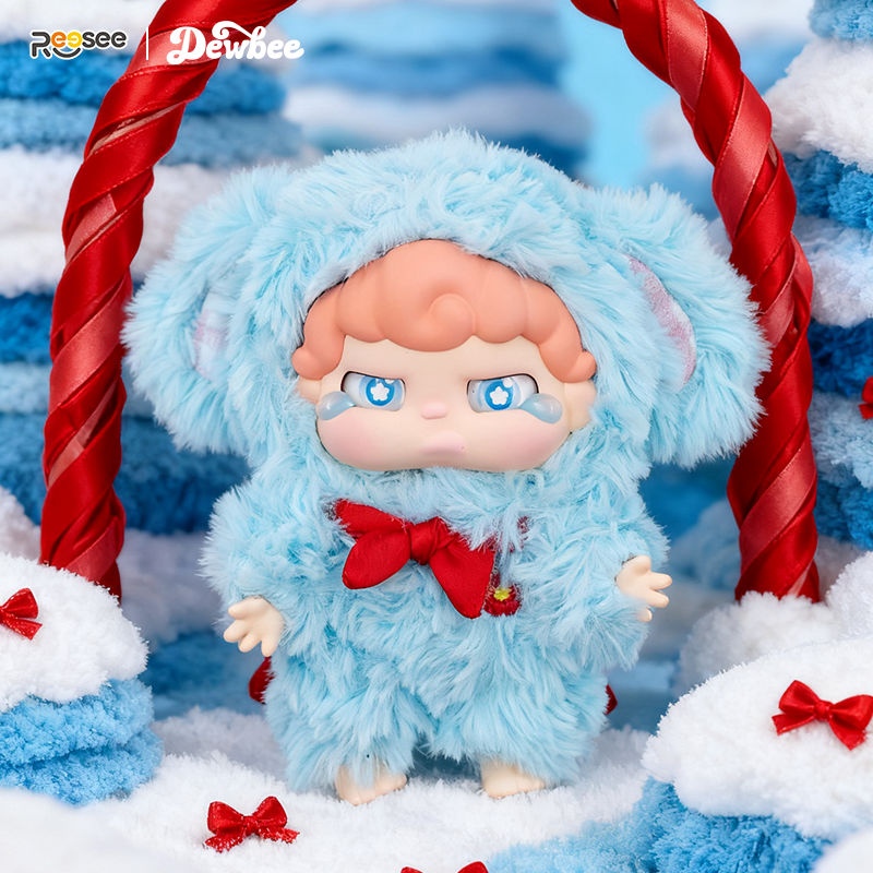 Dewbee Fantasy Stage Plush Doll Blind Box – 3D Silicone Face & Standing Plush Body