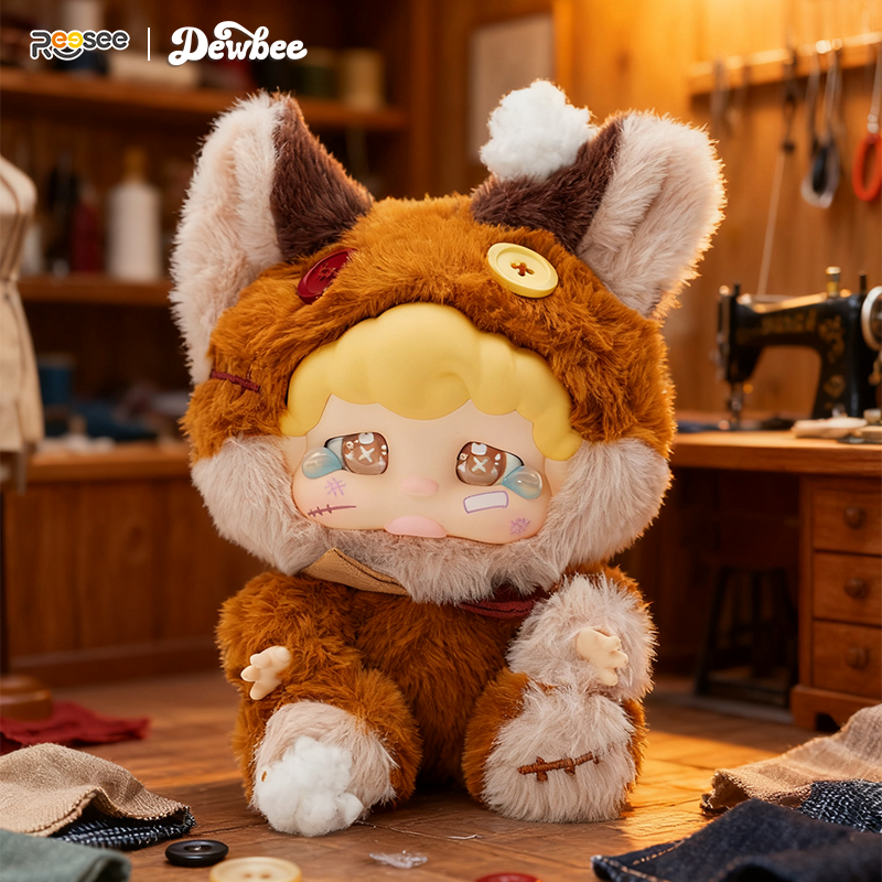 Dewbee Meeting My Younger Self Series: Sitting Plush Figure Blind Box – Cute Vinyl Face & Soft Stuffed Toy