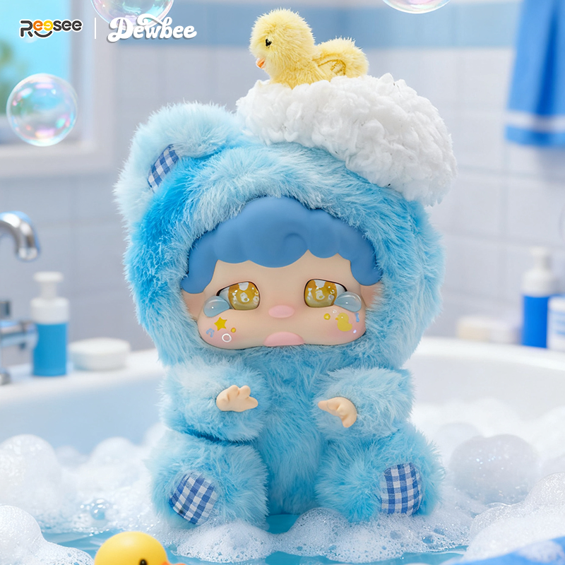 Dewbee Meeting My Younger Self Series: Sitting Plush Figure Blind Box – Cute Vinyl Face & Soft Stuffed Toy