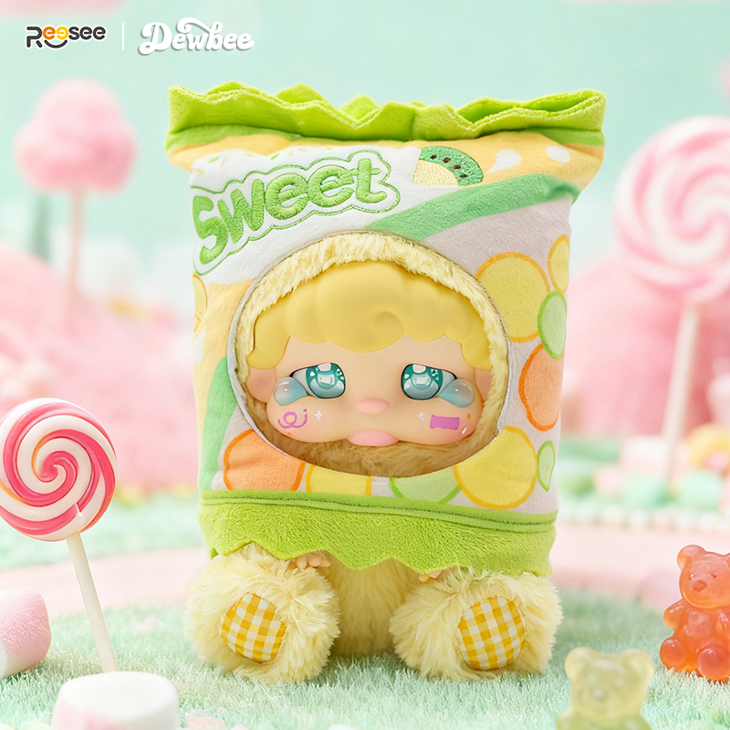 Dewbee Meeting My Younger Self Series: Sitting Plush Figure Blind Box – Cute Vinyl Face & Soft Stuffed Toy