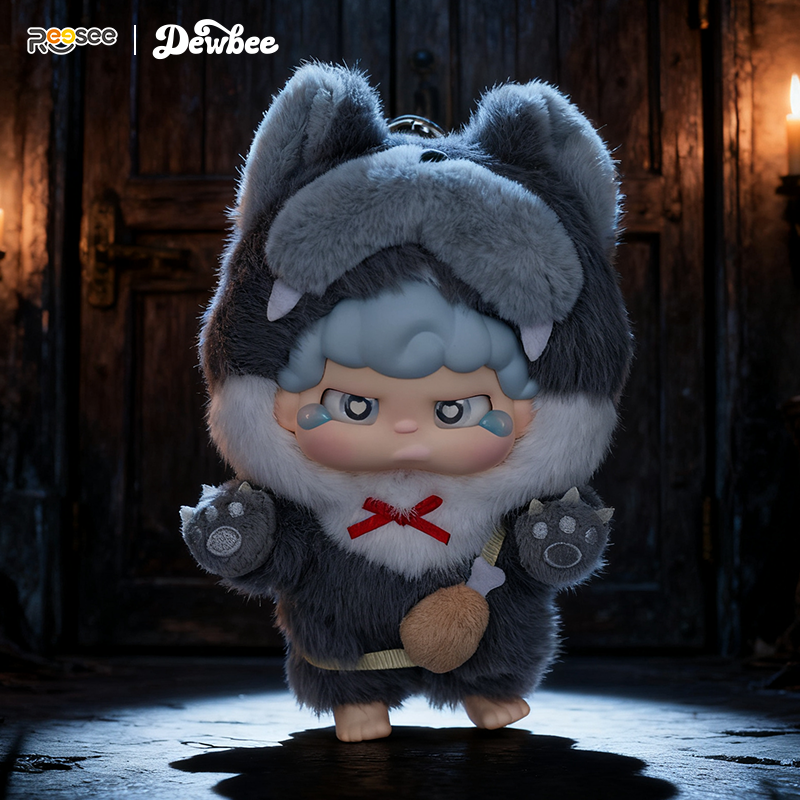 Dewbee Fantasy Stage Plush Doll Blind Box – 3D Silicone Face & Standing Plush Body